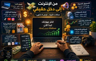 من شاشة موبايلك إلى أول دخل 💸📱 | دليلك الذكي لأبواب الربح من الإنترنت في 2026 🚀