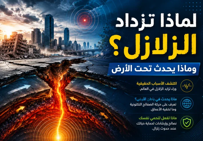 أسباب كثرة الزلازل وكيفية التصرف عند حدوثها
