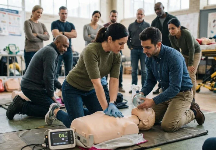 Adult basic life support