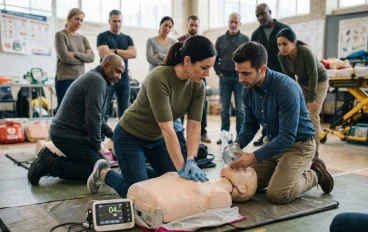 Adult basic life support
