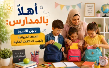 أهلاً بالمدارس: دليل الأسرة لضبط الميزانية وتجنب الخلافات المالية