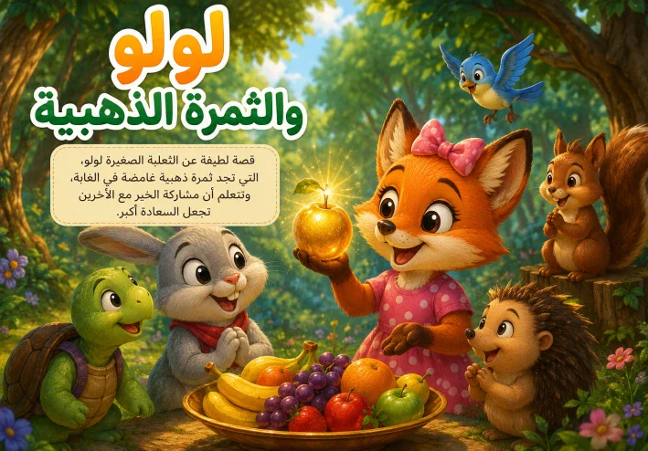 🦊 لولو والثمرة الذهبية