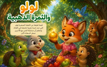 🦊 لولو والثمرة الذهبية