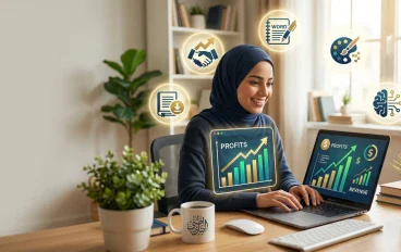 الربح من الإنترنت للمبتدئين: 6 خطوات لتحويل مهاراتك إلى دخل حقيقي