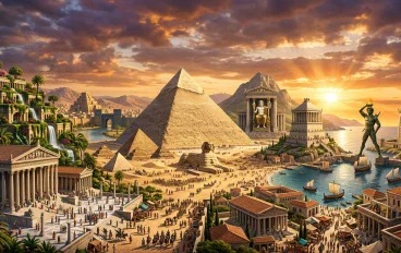 عجائب الدنيا السبع القديمة: أعظم آثار الحضارات التي أبهرت العالم