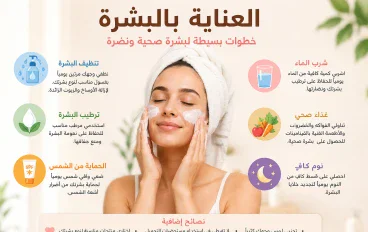 العناية بالبشرة وأهميتها في الحفاظ على صحتها ونضارتها