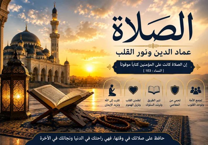 فضل الصلاة وأهميتها في حياة المسلم وعقوبة تركها