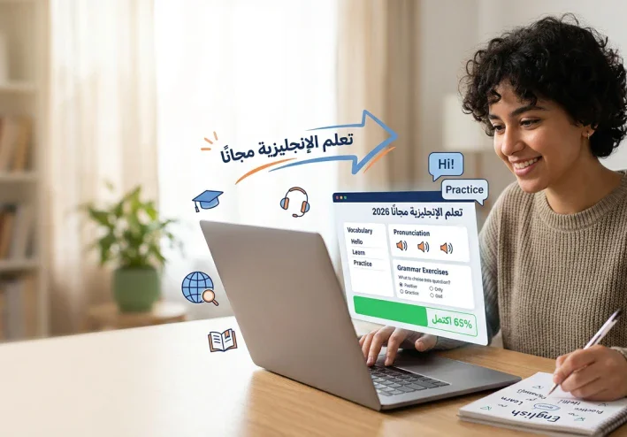 أفضل مواقع تعلم اللغة الإنجليزية مجانًا في 2026