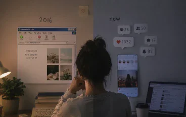 نحن لا نشتاق الي 2016...نحن نشتاق للأنترنت الذي كان فيها 
