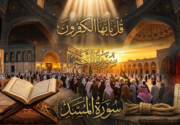 تفسير سورة الكافرون وسورة النصر و سورة المسد