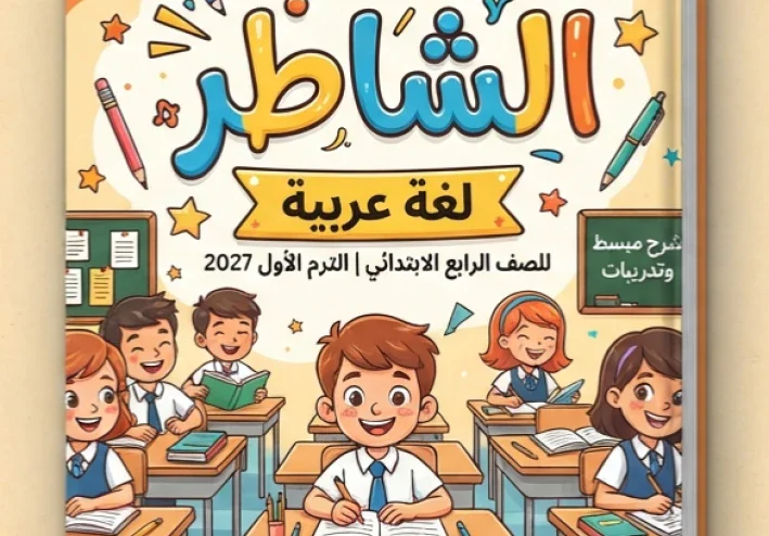 📥 تحميل كتاب الشاطر لغة عربية للصف الرابع الابتدائي الترم الأول 2027 PDF.. شرح وتدريبات ومراجعة شاملة