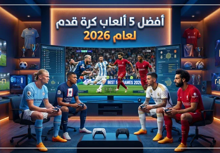افضل 5 العاب كرة قدم 2026