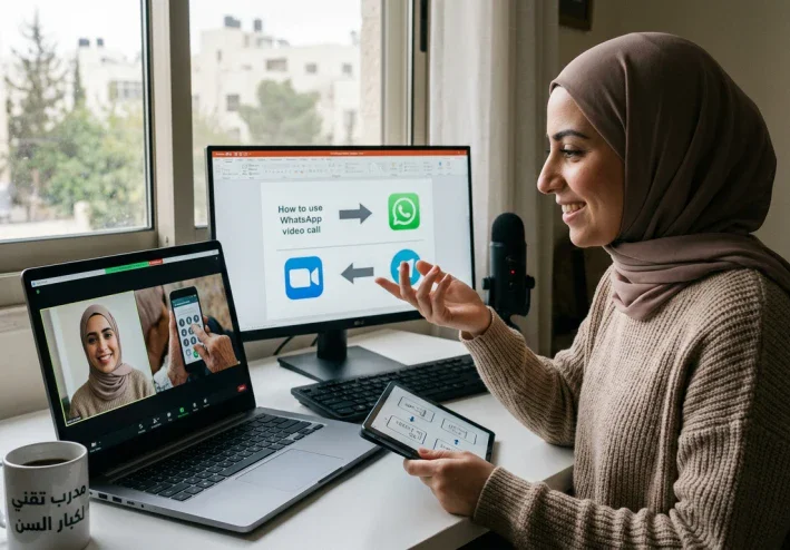دليل خطوة بخطوة: كيف تعمل من المنزل كـ "مدرب تأهيل تقني" لكبار السن؟