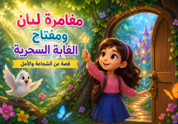 مغامره ليان و مفتاح الغابة السحرية