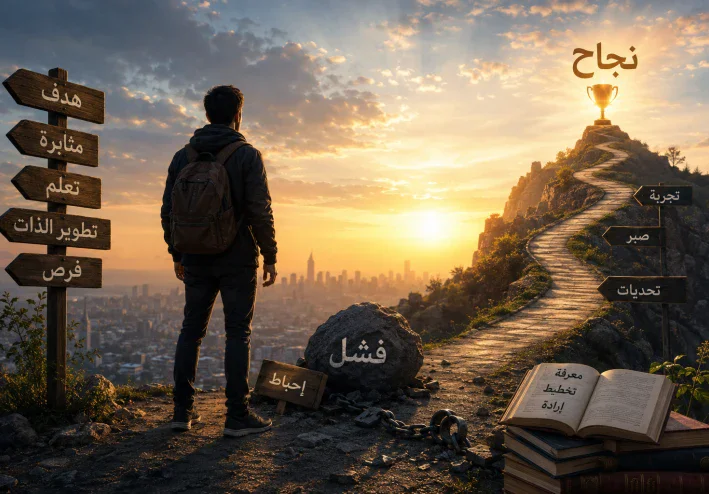 رحلة الإنسان بين الطموح والفشل وصناعة المعنى