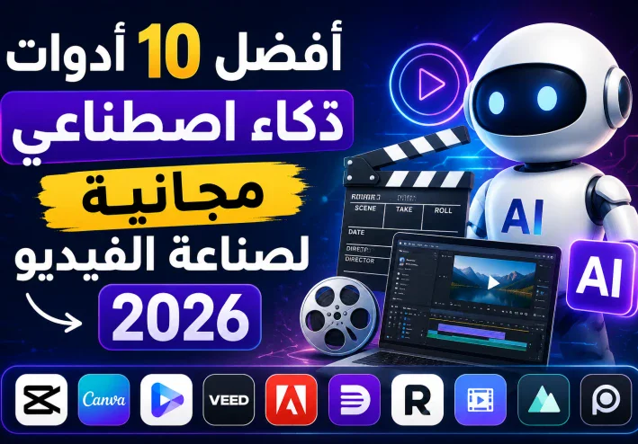 أفضل 10 أدوات ذكاء اصطناعي مجانية لصناعة الفيديو في 2026