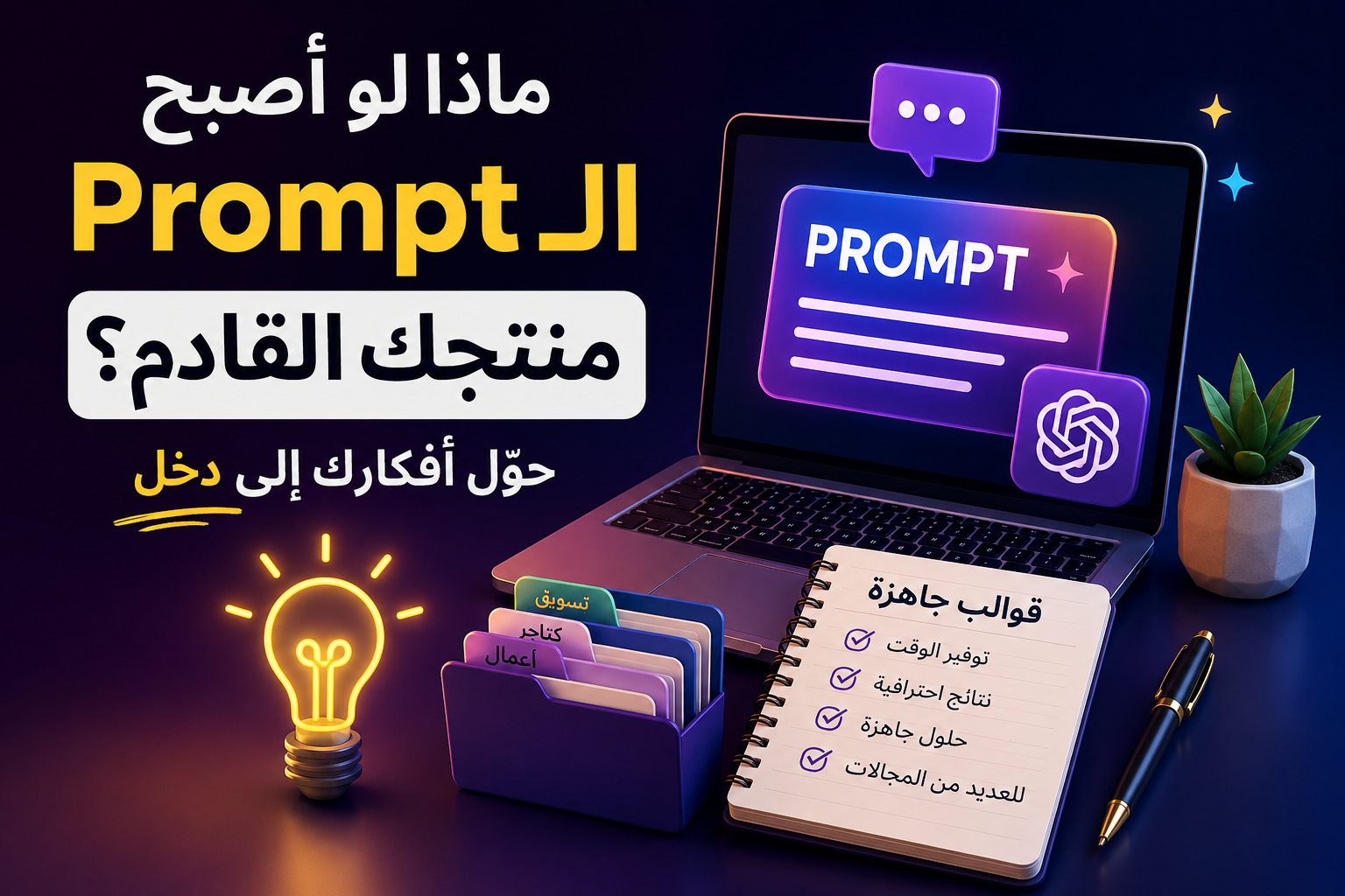 صورة مقال ابدأ من فكرة… وانتهِ بمنتج