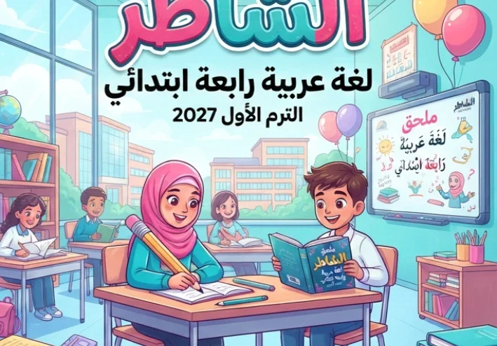 📥 تحميل ملحق الشاطر لغة عربية رابعة ابتدائي الترم الأول 2027 PDF.. مراجعة شاملة واختبارات تساعدك على التفوق