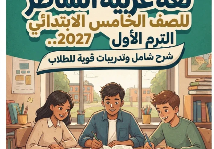 📥 تحميل كتاب الشاطر لغة عربية للصف الخامس الابتدائي الترم الأول 2027 PDF.. شرح شامل وتدريبات قوية للطلاب