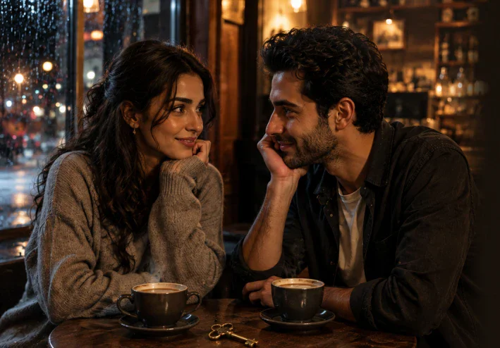 سلمي ويونس في المقهي☕️
