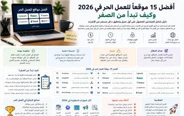 أفضل 15 موقعًا للعمل الحر في 2026 وكيف تبدأ من الصفر