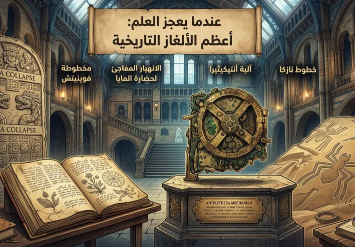عندما يعجز العلم: أعظم الألغاز التاريخية التي لم يفك أحد رموزها بعد!