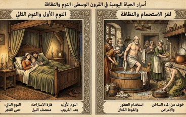 كيف كان القدماء يعيشون يومياتهم؟ أسرار النوم والنظافة في القرون الوسطى!