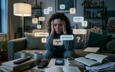 إرهاق الخيارات المتاحة (Decision Fatigue): كيف تستنزف التفاصيل الصغير طاقتك قبل أن يبدأ يومك؟
