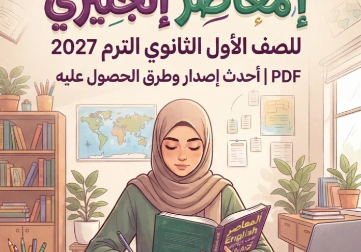 📙تحميل كتاب المعاصر إنجليزي للصف الأول الثانوي الترم الأول 2027 PDF.. أحدث نسخة وطريقة الحصول عليها