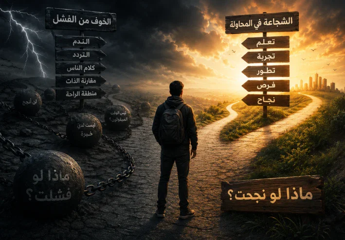 الخوف من الفشل.. لماذا نخسر أشياء لم نحاول الحصول عليها من الأساس؟