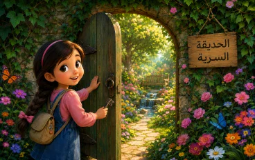 ليلي  ومفتاح الحديقه السريه