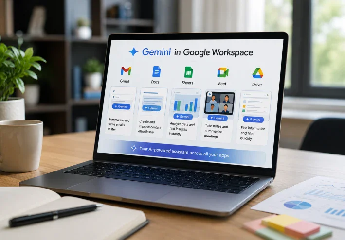 أحدث أخبار الذكاء الاصطناعي اليوم: كيف يغيّر Google Gemini طريقة استخدام تطبيقات الأعمال؟