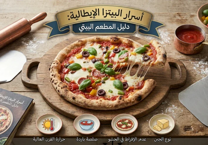 أسرار البيتزا الإيطالية: دليل المطعم البيتي