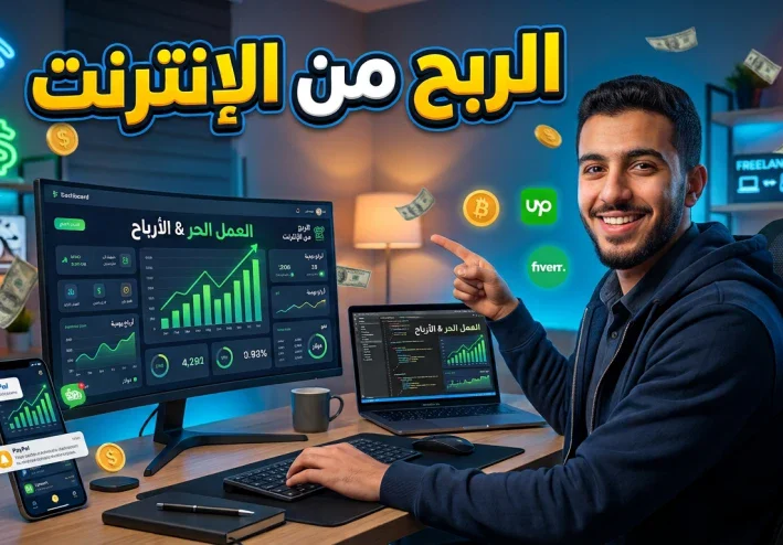 الربح من الإنترنت: كيف تبدأ من الصفر وتحوّل وقتك إلى دخل حقيقي؟