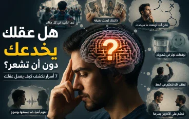 هل عقلك يخدعك دون أن تشعر؟ 7 أسرار تكشف كيف يعمل عقلك.