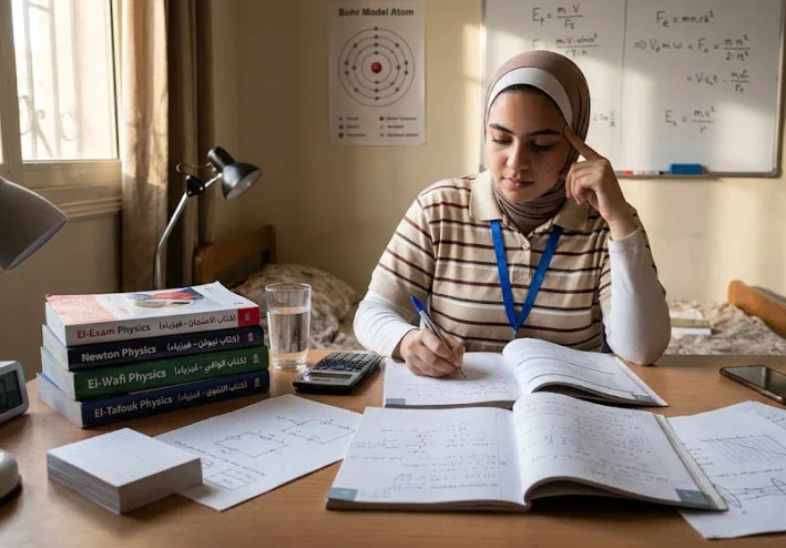 إليك المراجعة والتنسيق الكامل لأفضل 5 كتب خارجية لمادة الفيزياء باللغة الإنجليزية (Physics for Languages) للصف الثالث الثانوي في مصر، موجهة خصيصاً للحل والتدريب العملي:**  ---