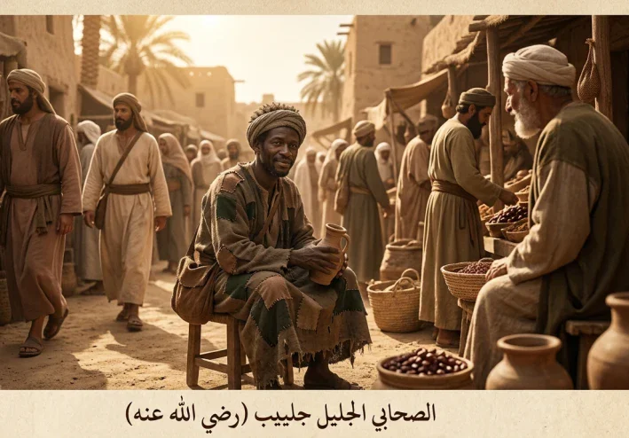 عنوان المقال: جليبيب رضي الله عنه: الفقير في الأرض، الشهير في السماء