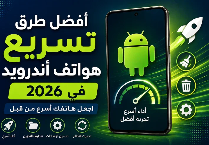 أفضل طرق تسريع هواتف أندرويد في 2026 وجعل الهاتف أسرع من قبل