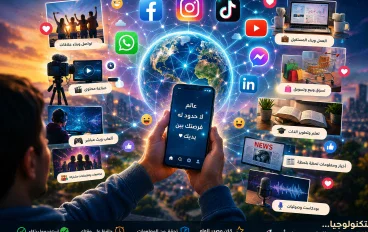 من شاشة صغيرة إلى عالم كامل: كيف غيّرت مواقع التواصل الاجتماعي حياتنا؟ 📱🌍✨
