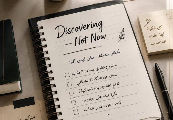 كيف أنقذتني مذكرة واحدة من فوضى أفكاري؟