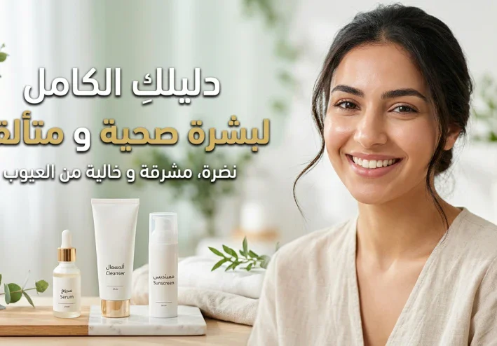 🧴 العناية بالبشرة: دليلك العملي لبشرة صحية ونضرة يوميًا ✨
