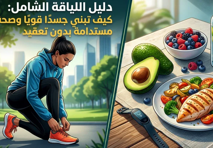 دليل اللياقة الشامل: كيف تبني جسدًا قويًا وصحة مستدامة بدون تعقيد