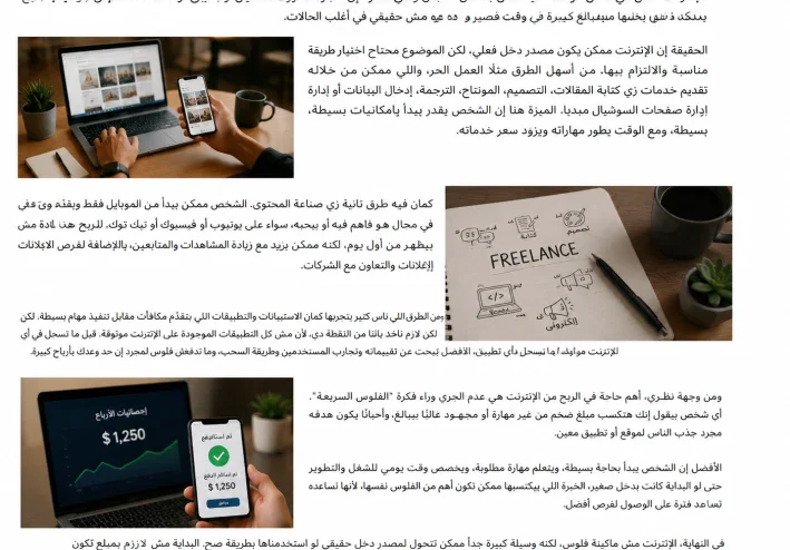 الربح من الإنترنت