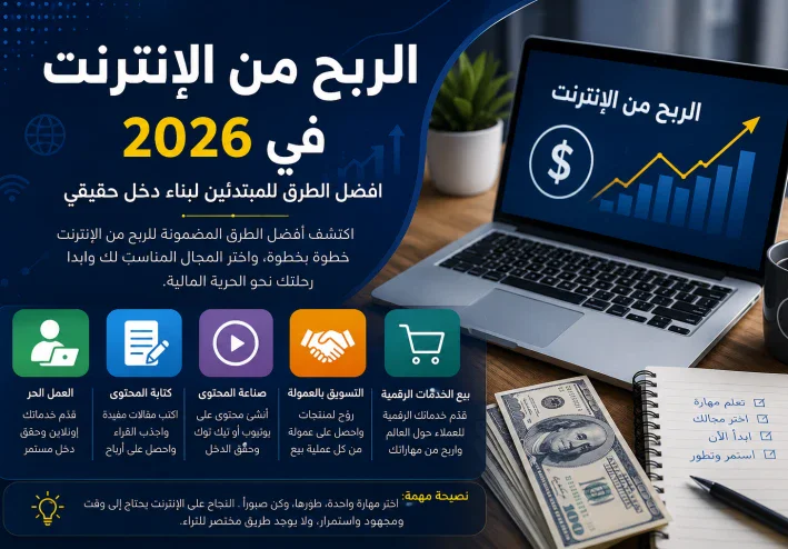 الربح من الإنترنت في 2026