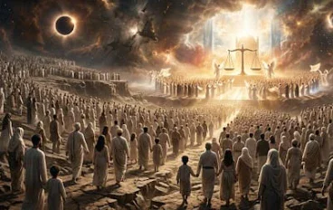 رحلة الحساب الأخير: عندما تتوقف الحياة ويشهد الكون
