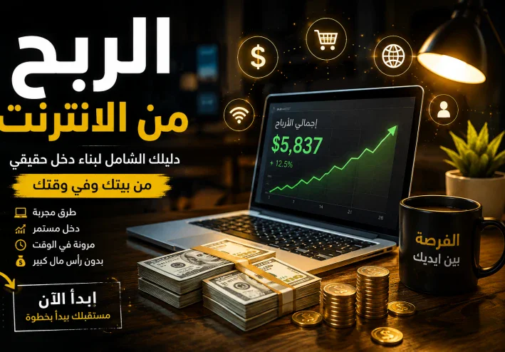 الربح من الإنترنت: كيف تبدأ من الصفر وتحوّل وقتك إلى مصدر دخل حقيقي؟