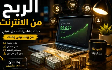 الربح من الإنترنت: كيف تبدأ من الصفر وتحوّل وقتك إلى مصدر دخل حقيقي؟