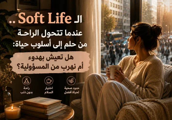 الـSoft Life.. عندما تتحول الراحة من حلم إلى أسلوب حياة: هل نعيش بهدوء أم نهرب من المسؤولية؟