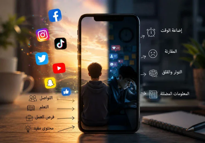 السوشيال ميديا.. هل نستخدمها أم أصبحت هي التي تستخدمنا؟"