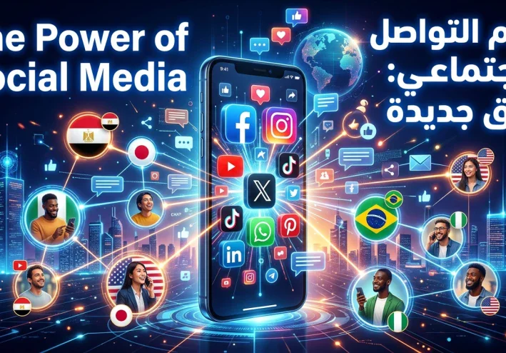 مواقع التواصل الاجتماعي: قوة العصر بين التواصل والتأثير وصناعة المستقبل